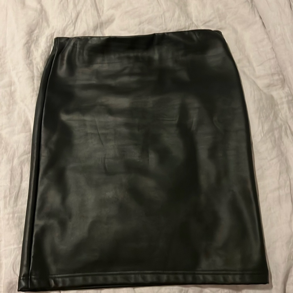 Pleather Pencil skirt